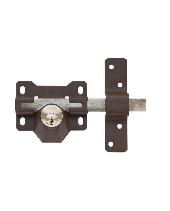 CERROJO CAYS A3 PINTADO LL/LLAVE  87MM.