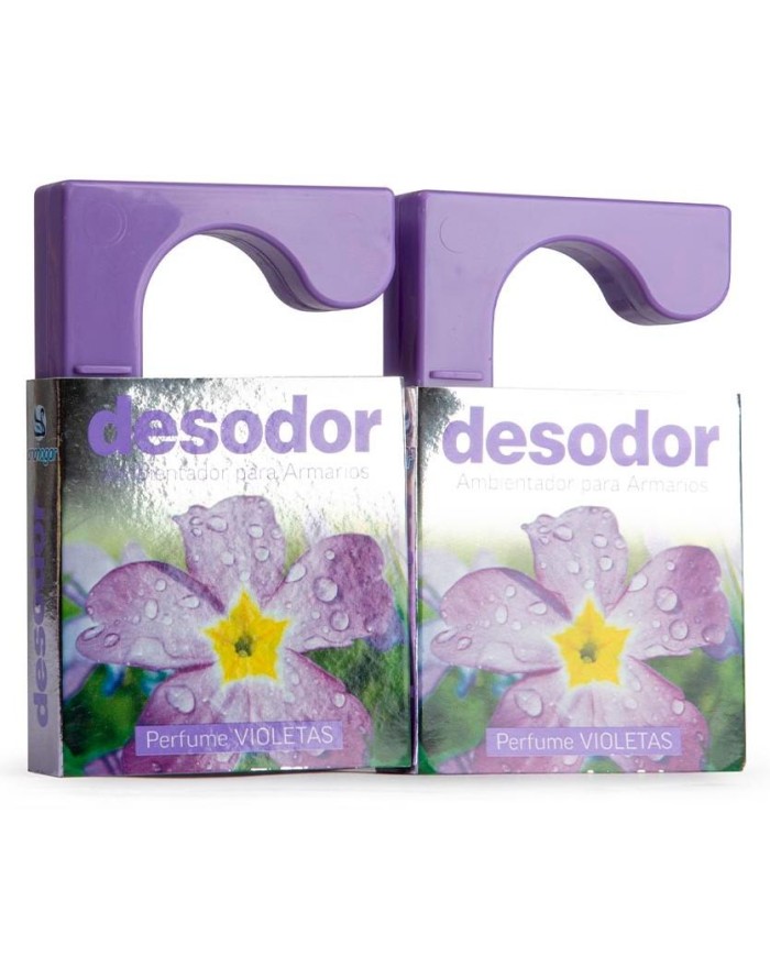 DESODORANTE AMAHOGAR ARMARIOS FLOR DE VIOLETAS (B/2UDS.)