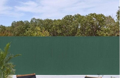 CAÑIZO PVC E-PLUS VERDE 1'0 MT. ROLLO 3 MTS.