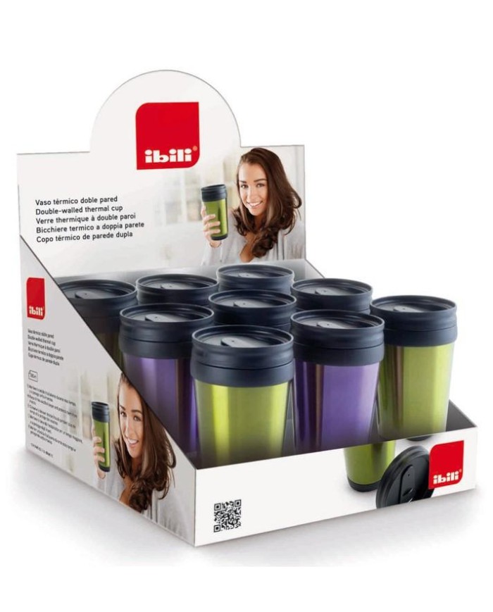 VASO TERMO IBILI DOBLE PARED 380 ML.