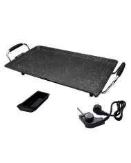 PLANCHA DE ASAR ELECTRICA SOGO MARMOL 1800 W.