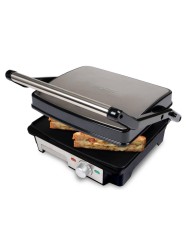 PLANCHA GRILL SANDWICHERA SOGO 4 REB. 2000W.