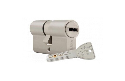CILINDRO MCM NIQUEL SEGURIDAD 60MM. 30X30 LEVA LARGA D/EMB.