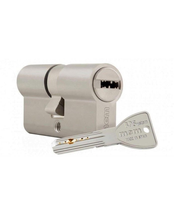 CILINDRO MCM NIQUEL SEGURIDAD 60MM. 30X30 LEVA LARGA D/EMB.