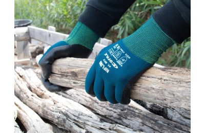 GUANTES NITRILO T-8 RIFLING NEGRO COFRA 12UDS.