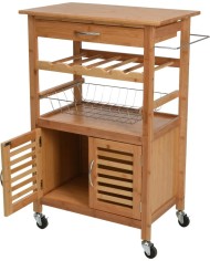 CARRITO COCINA EXCELLENTH BAMBU 60X36X88 CMS.