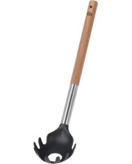CUCHARA ESPAGUETIS EH PBT M/MADERA 32CM