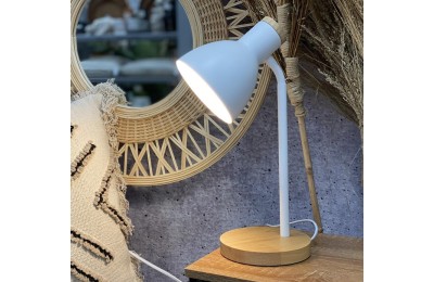 FLEXO SOBREMESA TABLE LAMP BLANCO