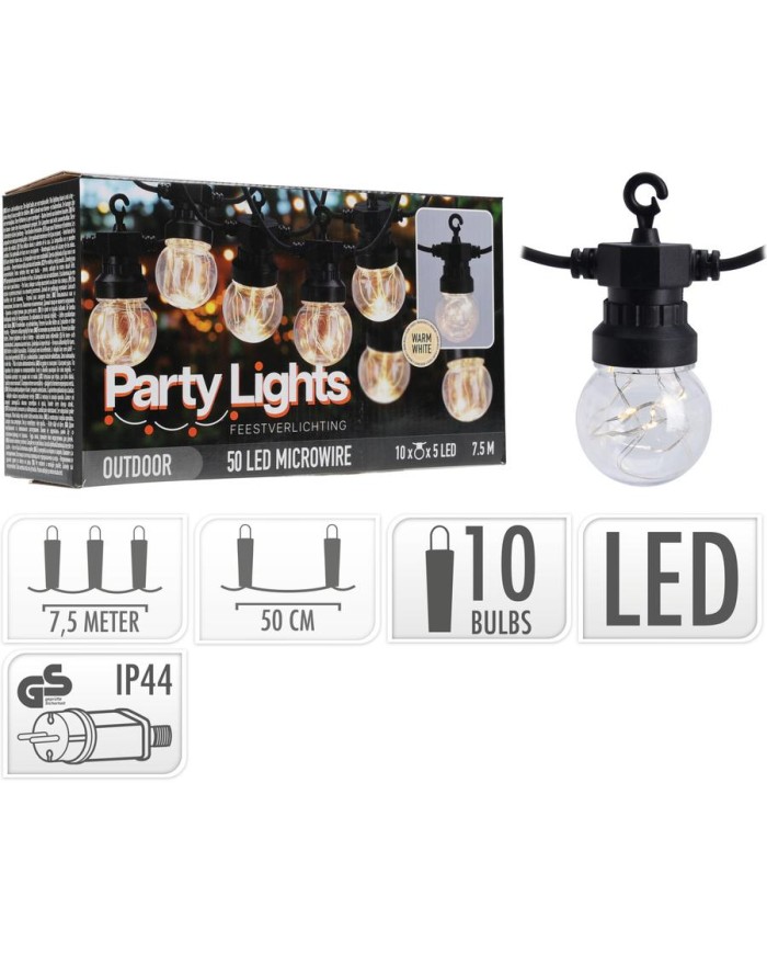 GUIRNALDA 50 LEDS 7'5 MTS. PARTY LIGHTS KOOP