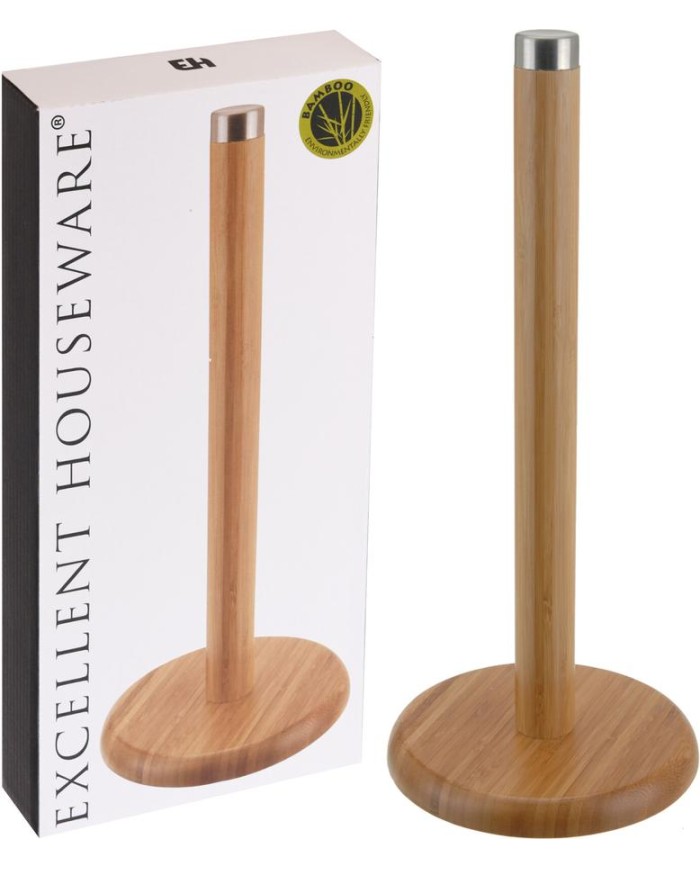 PORTARROLLO EH BAMBU PAPEL COCINA 32CMS.