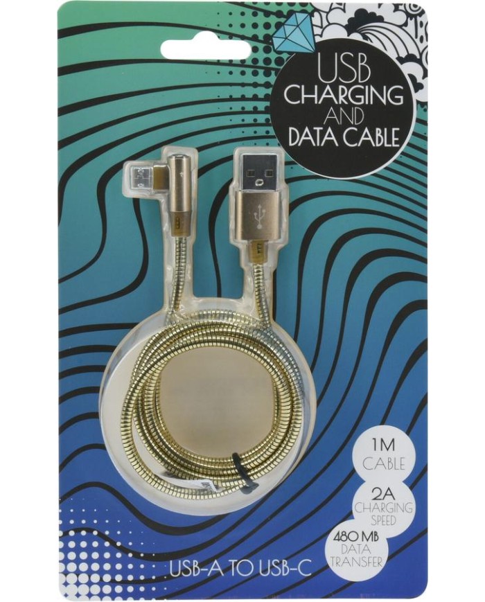 CABLE CARGADOR USB TIPO C KOOP 1 MTR.
