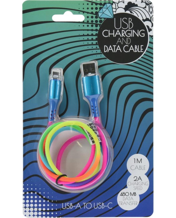 CABLE CARGADOR USB TIPO C KOOP 1 MTR.