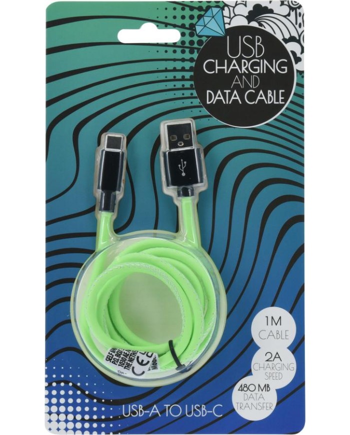 CABLE CARGADOR USB TIPO C KOOP 1 MTR.