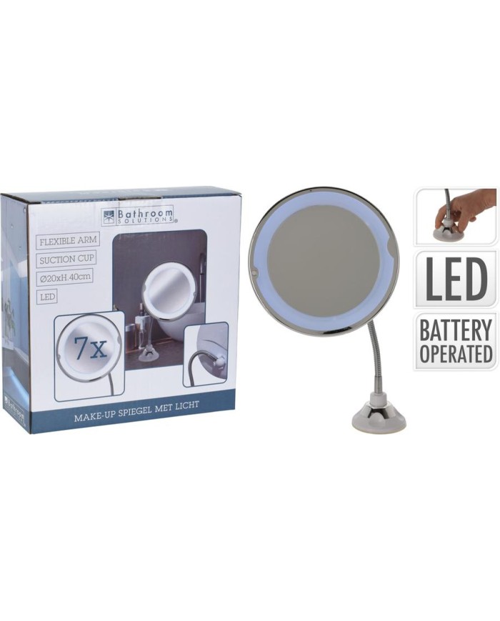 ESPEJO MAQUILLAJE BATHROOM LED 20X40CMS.
