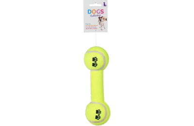 JUGUETE PERRO HUESO-PELOTA TENIS