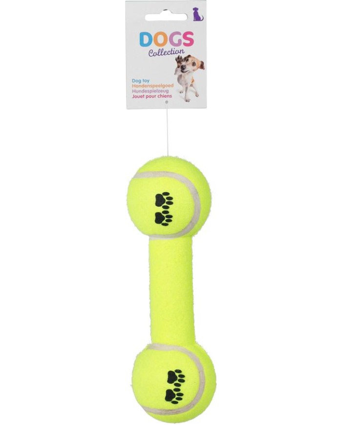 JUGUETE PERRO HUESO-PELOTA TENIS