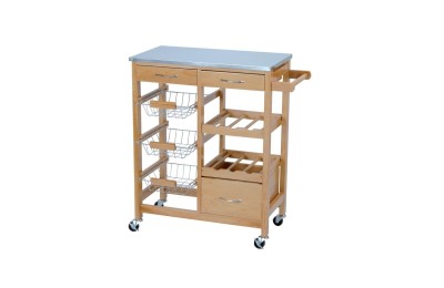 CARRITO COCINA EXCELLENTH BAMBU 66X36X84 CMS.