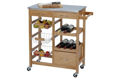 CARRITO COCINA EXCELLENTH BAMBU 66X36X84 CMS.