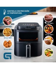 FREIDORA AIRE CALIENTE 6'0 LTS. 1400W. GRUNKEL NEGRA