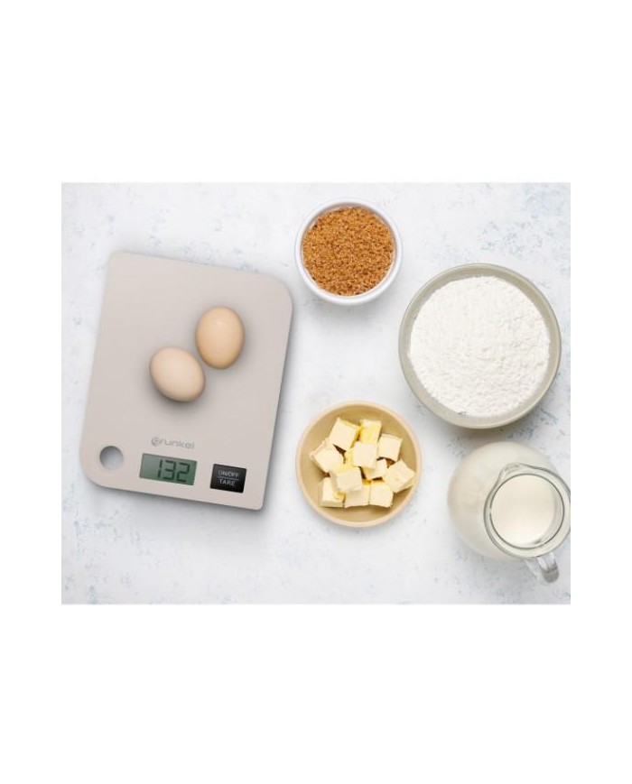 BASCULA COCINA GRUNKEL ANILLA GRIS 5 KG.