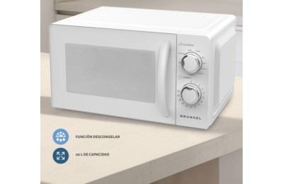 MICROONDAS GRUNKEL 20L. SIN GRILL 700W.