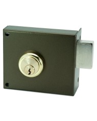 CERRADURA ILARGI 124A  8CM. IZQUIERDA CILINDRO PERFIL