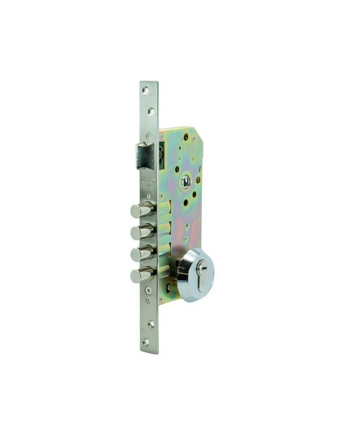 CERRADURA ILARGI SEGURIDAD NIQUEL 4220S-50MM. EMBUTIR