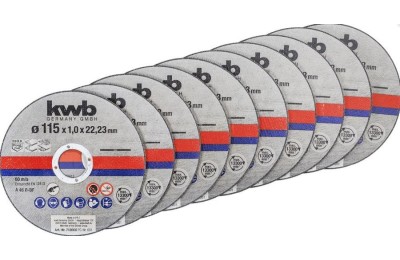 DISCO KWB C/INOX 125X1'0MM. 10UDS.
