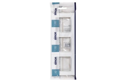 MARCO 3 ELEMENTOS SIMON 10 BLANCO 22'6X8'4X1'01 CMS.