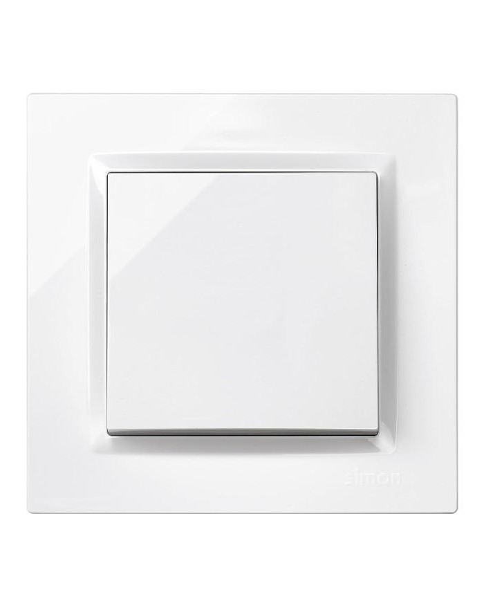 PULSADOR SIMON 10 BLANCO 8'4X8'4X4'5 CMS.