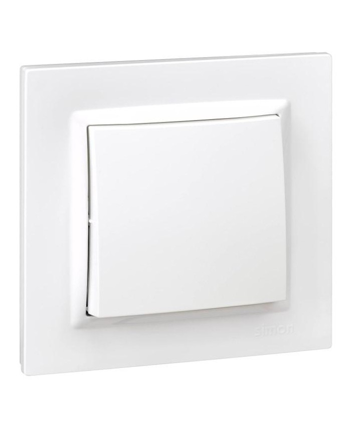 PULSADOR SIMON 10 BLANCO 8'4X8'4X4'5 CMS.