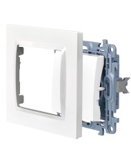 PULSADOR SIMON 10 BLANCO 8'4X8'4X4'5 CMS.