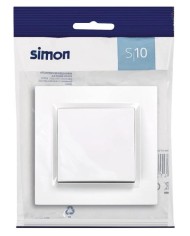 CONMUTADOR SIMON 10 BLANCO 8'4X8'4X4'5 CMS.