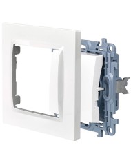 CONMUTADOR DOBLE SIMON 10 BLANCO 8'4X8'4X4'5 CMS.