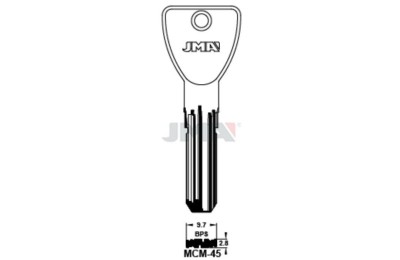 LLAVES BRUTO SEGURIDAD MCM-45    LATON