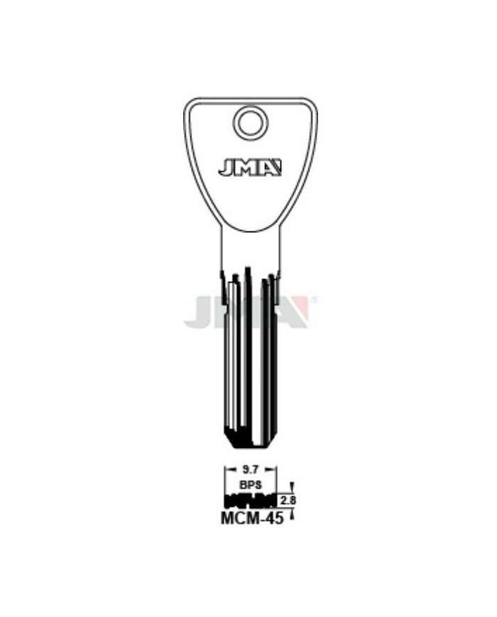 LLAVES BRUTO SEGURIDAD MCM-45    LATON