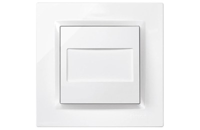 TAPA CIEGA SIMON 10 BLANCO 8'4X8'4X4'5 CMS.