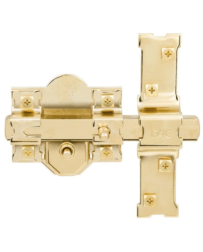 CERROJO FAC DORADO 923-RP/80 WH EXTRA LLAVE INCOPIABLE