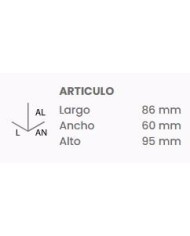 SOPORTE PARED TATAY MARTINS INOXIDABLE