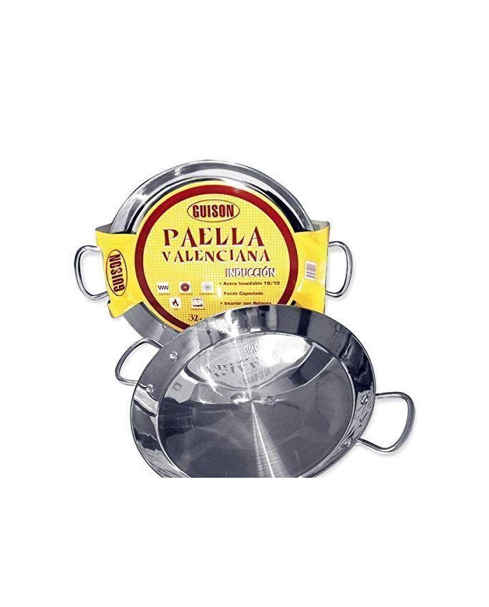 PAELLERA INOXIDABLE INDUCCION/VITRO GARCIMA 40CMS