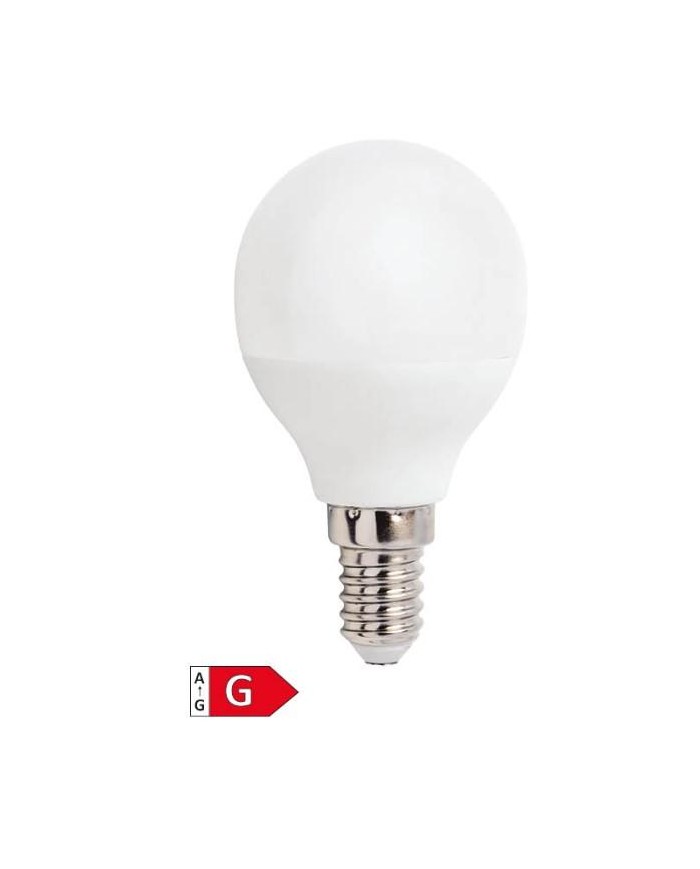 BOMBILLA LED ESFERICA GSC 6W. E14 6000K 490 LM
