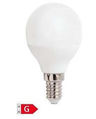 BOMBILLA LED ESFERICA GSC 6W. E14 6000K 490 LM