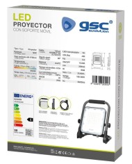 FOCO LED EXTERIOR 50W. 6500K GSC CON SOPORTE MOVIL