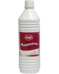 ACETONA BOTELLA DE 1LT. PQS