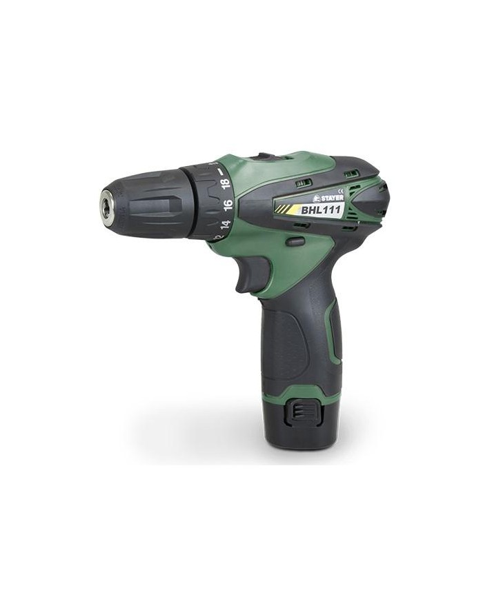 TALADRO ATORNILLADOR STAYER 12V 2BAT 2Ah BHL111BK