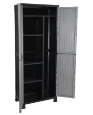 ARMARIO DE RESINA 7H 4 BALDAS ESCOBERO 171'5X68X39 CMS.