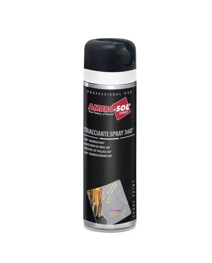 MARCADOR OBRA SPRAY 500ML. BLANCO