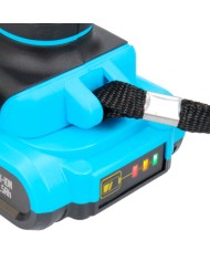 TALADRO PERCUTOR FSK 21V 2BAT 1,5Ah MALETIN 25PZAS.
