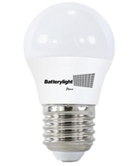 BOMBILLA LED ESFERICA G45 BATTERYLIGHT 7W. E27 6000K