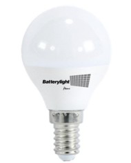 BOMBILLA LED ESFERICA G45 BATTERYLIGHT 7W. E14 4000K